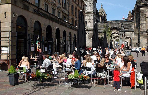 Glasgow Central Station Skyline Apartment With Parking Kamer foto