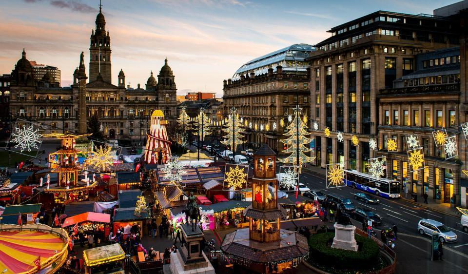 Glasgow Central Station Skyline Apartment With Parking Kamer foto