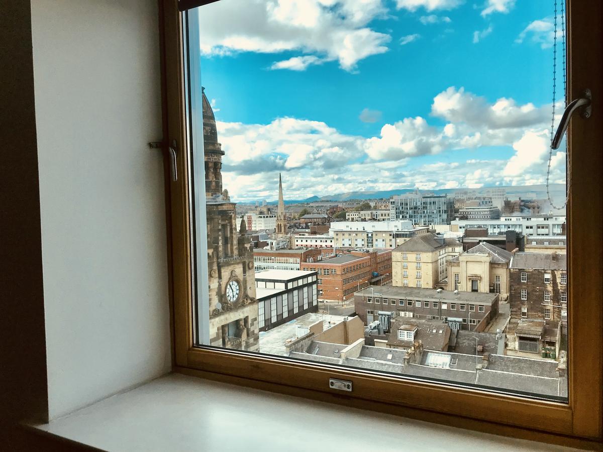 Glasgow Central Station Skyline Apartment With Parking Buitenkant foto