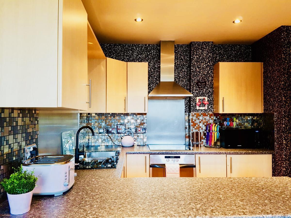 Glasgow Central Station Skyline Apartment With Parking Buitenkant foto